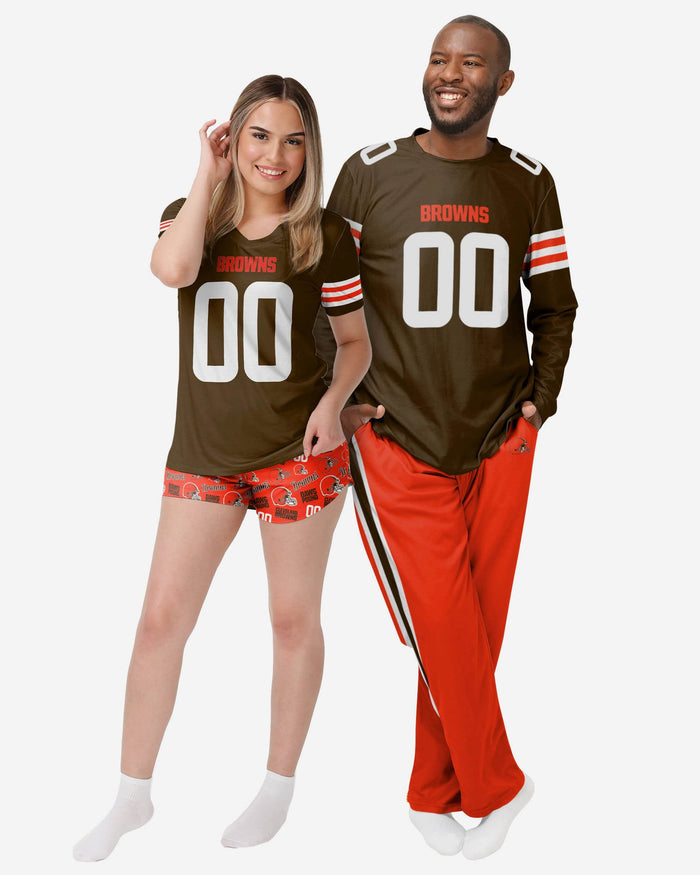 Cleveland Browns Gameday Ready Pajama Set FOCO - FOCO.com