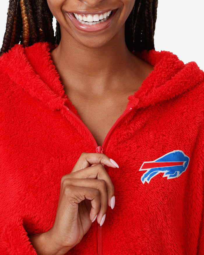 Buffalo Bills Womens Short Cozy One Piece Pajamas FOCO - FOCO.com