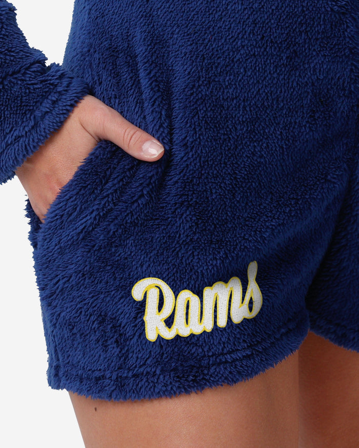Los Angeles Rams Womens Short Cozy Pajamas FOCO - FOCO.com