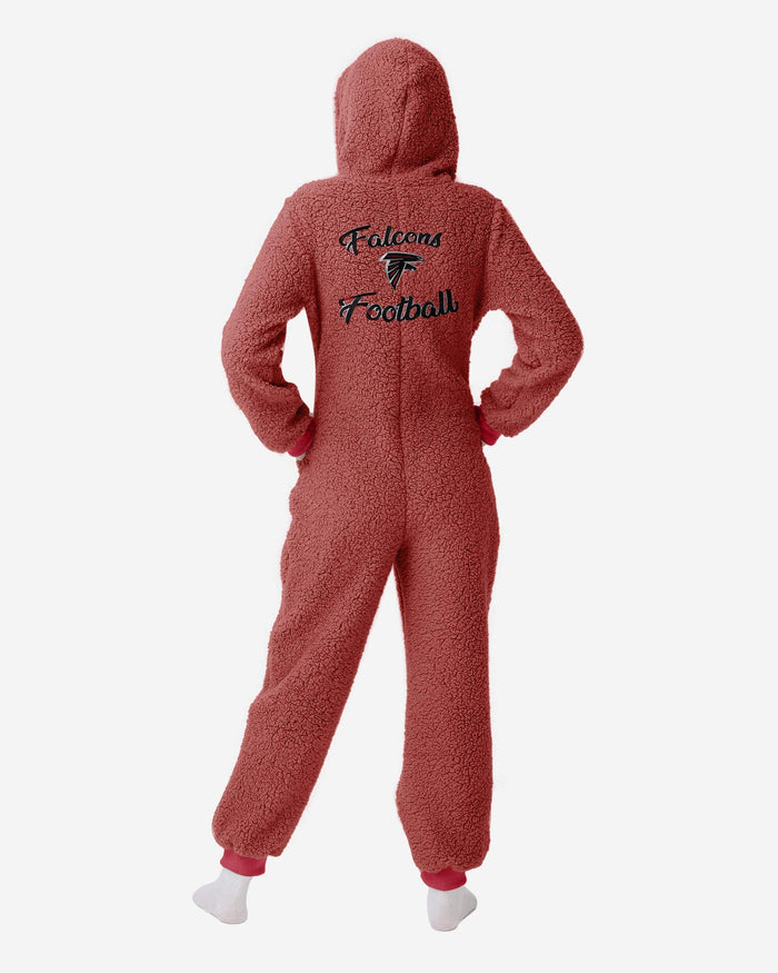 Atlanta Falcons Womens Sherpa One Piece Pajamas FOCO - FOCO.com