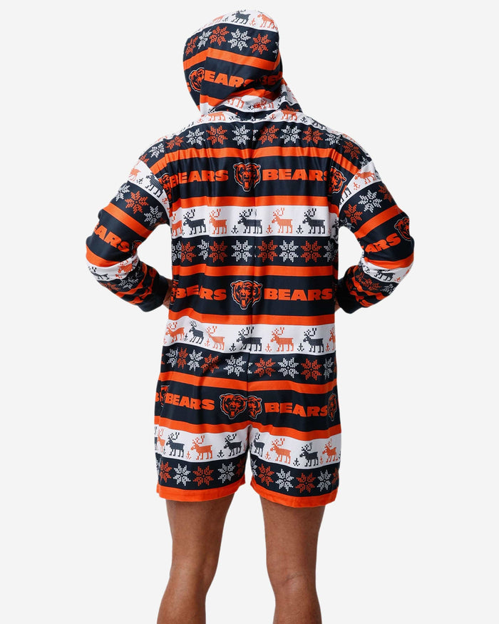 Chicago Bears Ugly Short One Piece Pajamas FOCO - FOCO.com