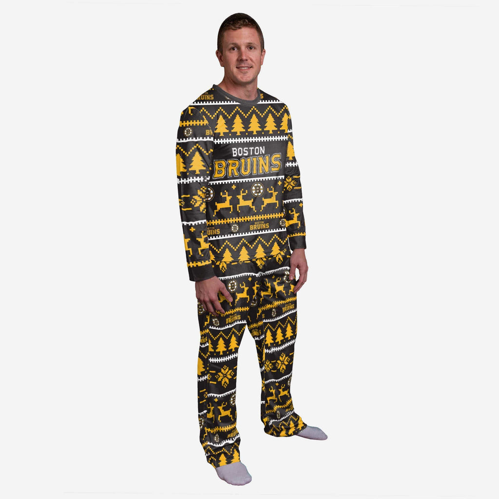 Boston Bruins Family Holiday Pajamas FOCO S - FOCO.com