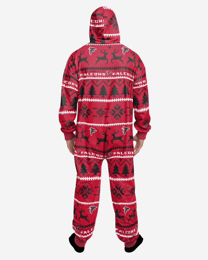Atlanta Falcons Holiday One Piece Pajamas FOCO - FOCO.com