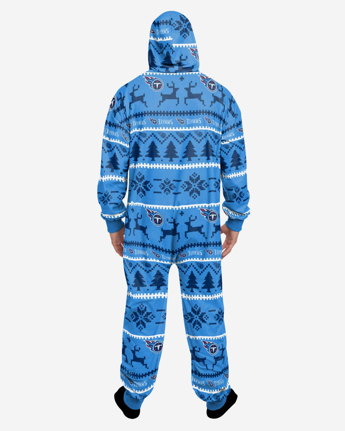 Tennessee Titans Holiday One Piece Pajamas FOCO - FOCO.com