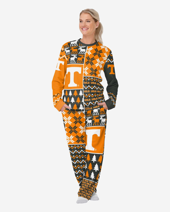 Tennessee Volunteers Womens Busy Block Family Holiday Pajamas FOCO S - FOCO.com