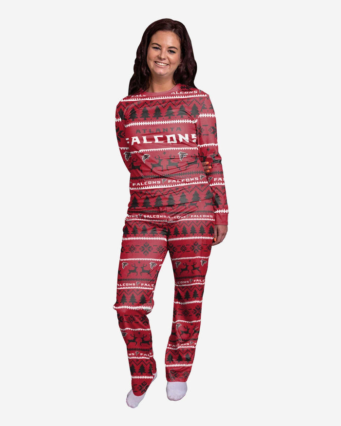 Atlanta Falcons Womens Family Holiday Pajamas FOCO S - FOCO.com