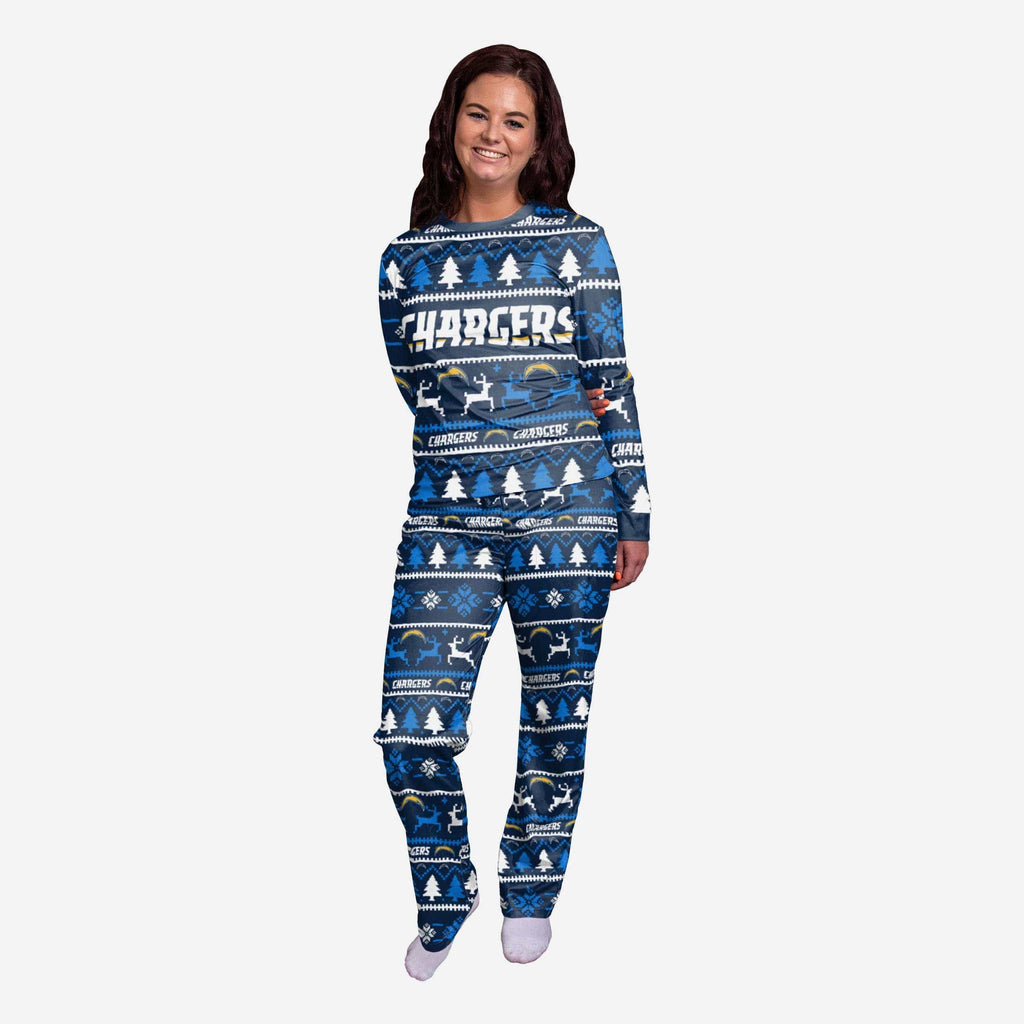 Los Angeles Chargers Womens Family Holiday Pajamas FOCO S - FOCO.com