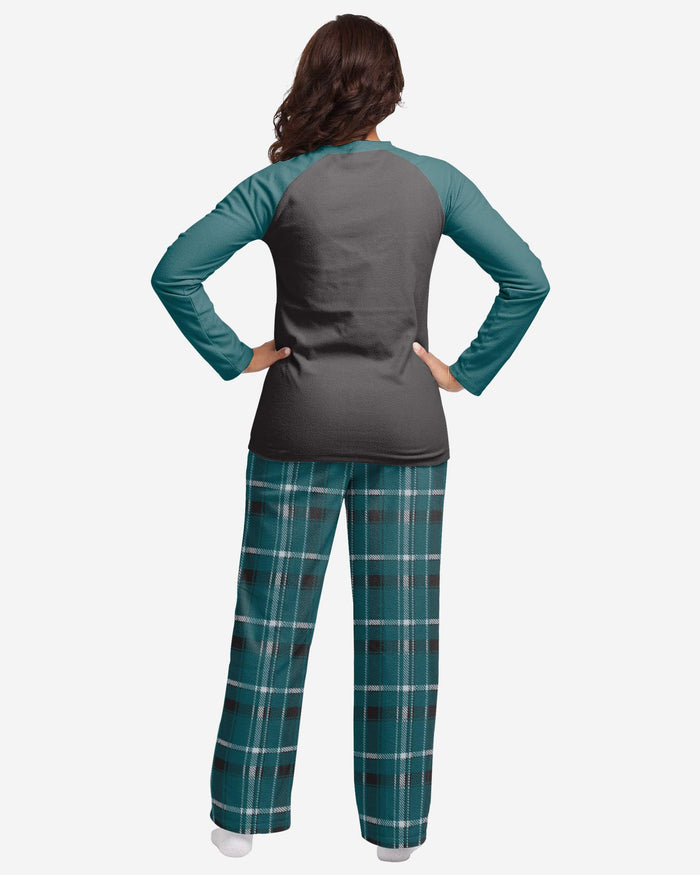 Philadelphia Eagles Womens Plaid Family Holiday Pajamas FOCO - FOCO.com