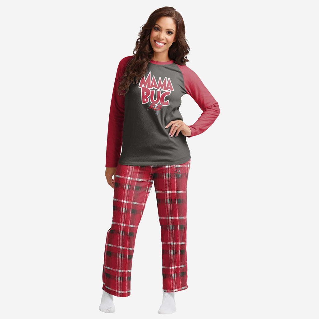 Tampa Bay Buccaneers Womens Plaid Family Holiday Pajamas FOCO S - FOCO.com