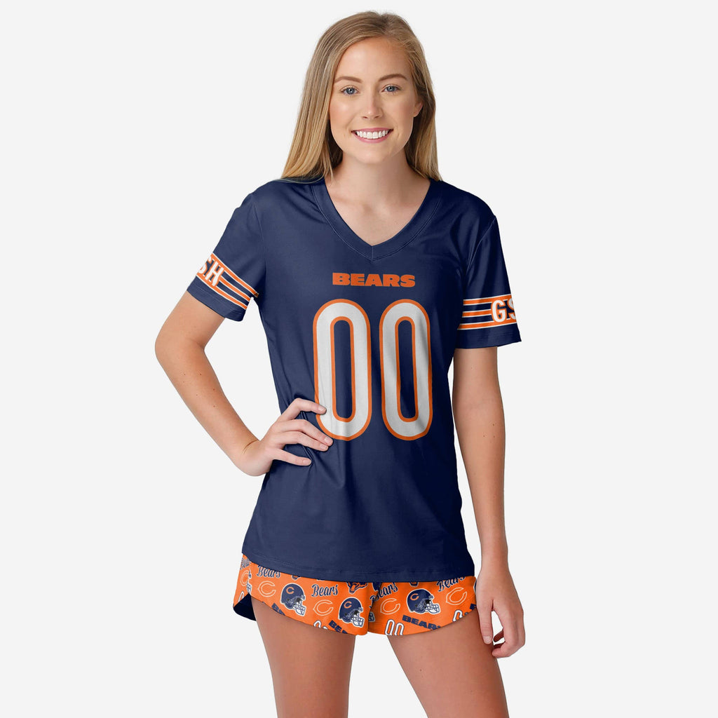 Chicago Bears Womens Gameday Ready Pajama Set FOCO S - FOCO.com