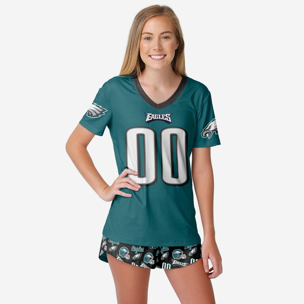 Philadelphia Eagles Womens Gameday Ready Pajama Set FOCO S - FOCO.com