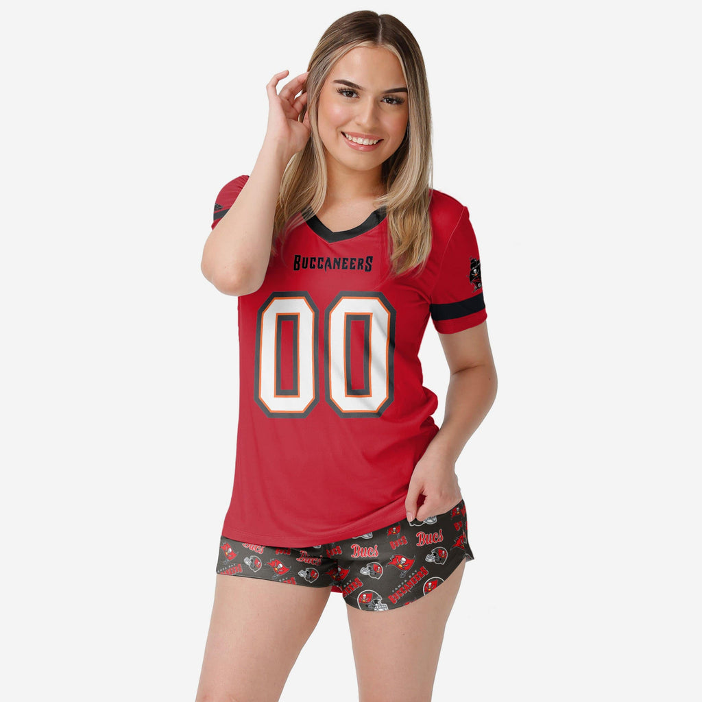 Tampa Bay Buccaneers Womens Gameday Ready Pajama Set FOCO S - FOCO.com