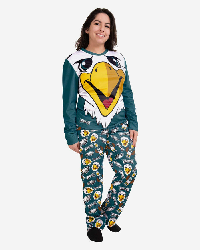 Swoop Philadelphia Eagles Womens Mascot Pajamas FOCO S - FOCO.com