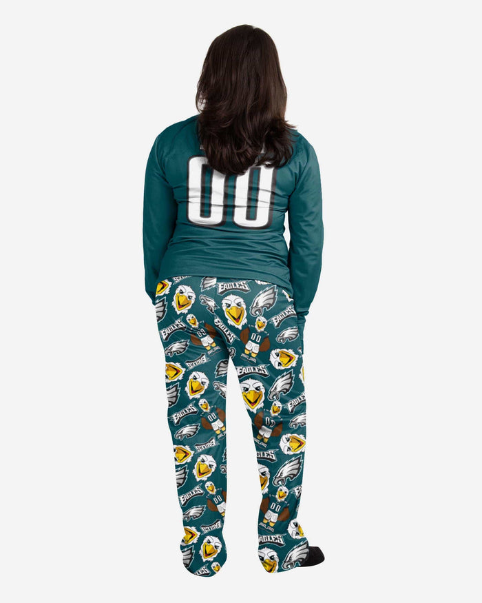 Swoop Philadelphia Eagles Womens Mascot Pajamas FOCO - FOCO.com