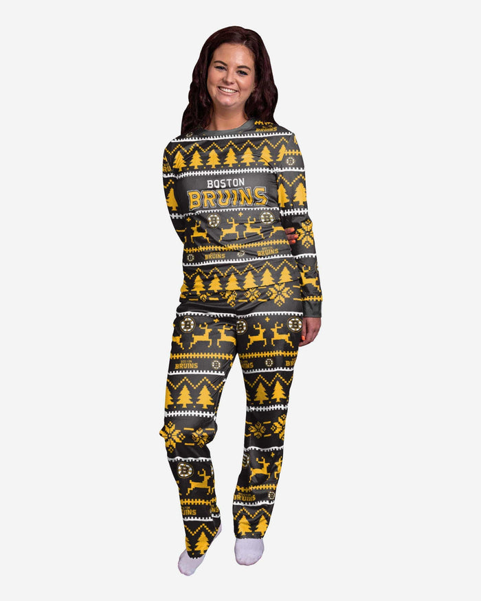 Boston Bruins Womens Family Holiday Pajamas FOCO S - FOCO.com