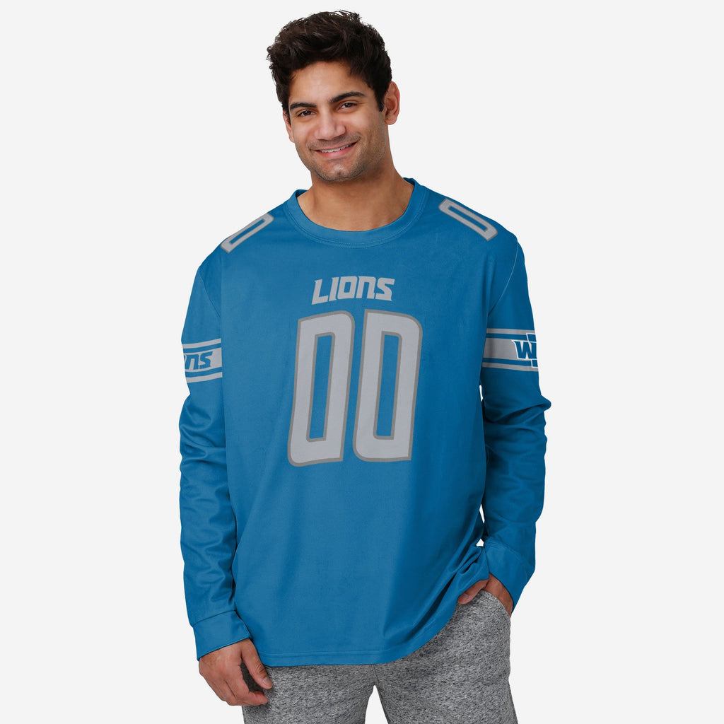 Detroit Lions Gameday Ready Lounge Shirt FOCO S - FOCO.com