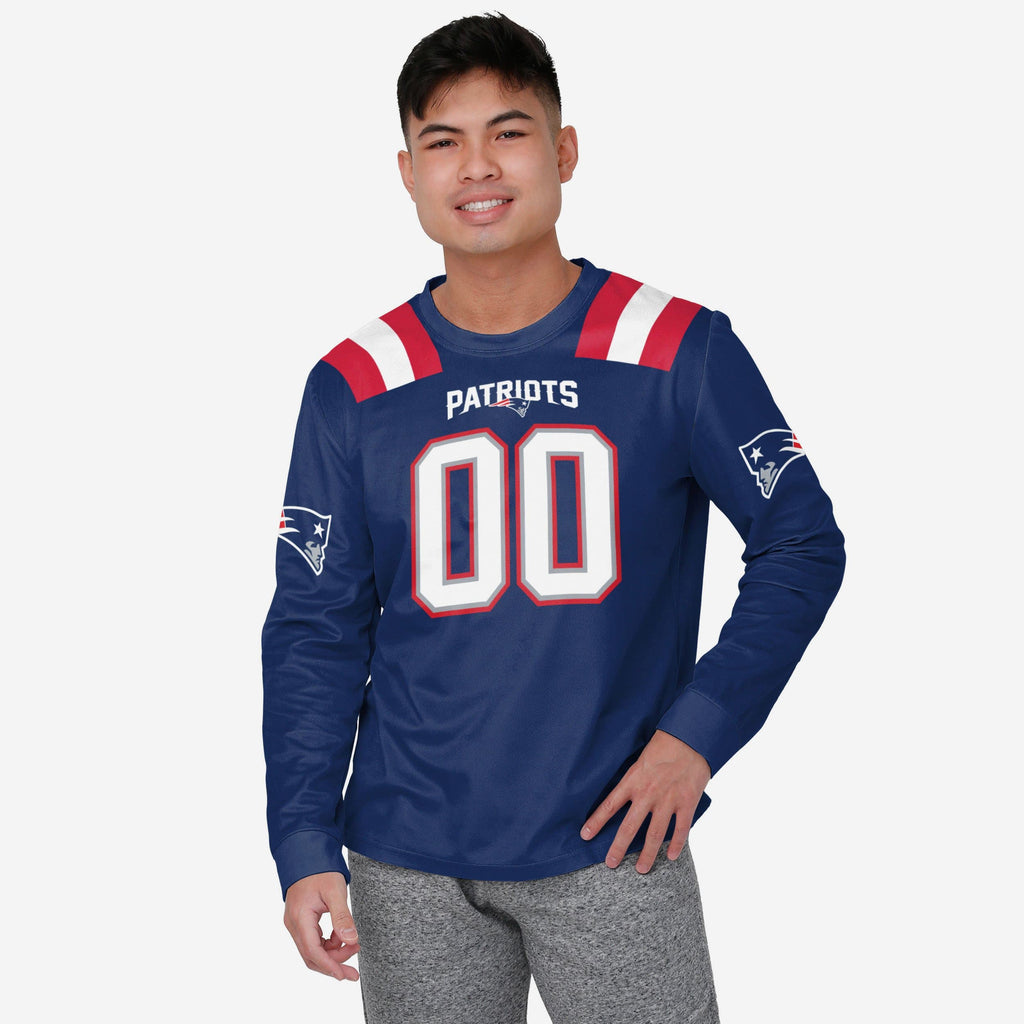New England Patriots Gameday Ready Lounge Shirt FOCO S - FOCO.com