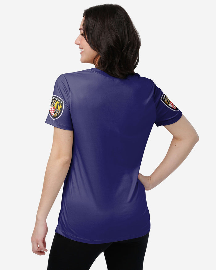 Baltimore Ravens Womens Gameday Ready Lounge Shirt FOCO - FOCO.com