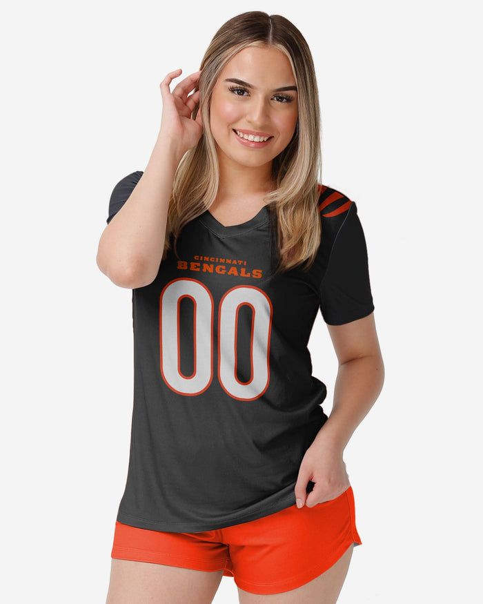 Cincinnati Bengals Womens Gameday Ready Lounge Shirt FOCO S - FOCO.com