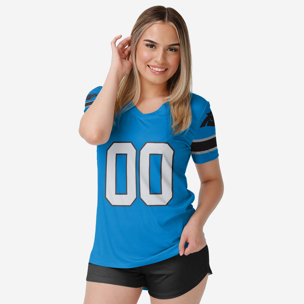 Carolina Panthers Womens Gameday Ready Lounge Shirt FOCO S - FOCO.com