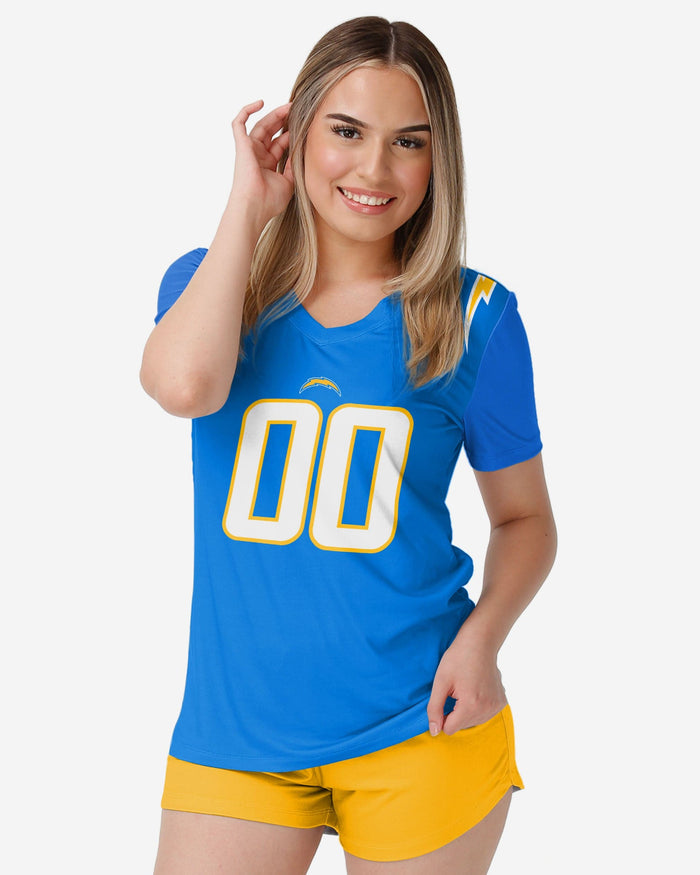 Los Angeles Chargers Womens Gameday Ready Lounge Shirt FOCO S - FOCO.com