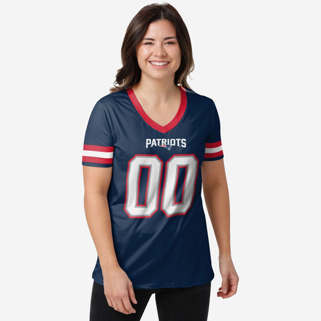 New England Patriots Womens Gameday Ready Lounge Shirt FOCO S - FOCO.com