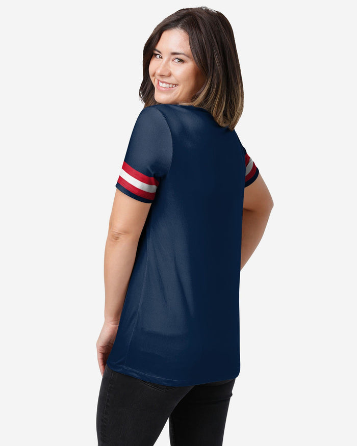 New England Patriots Womens Gameday Ready Lounge Shirt FOCO - FOCO.com