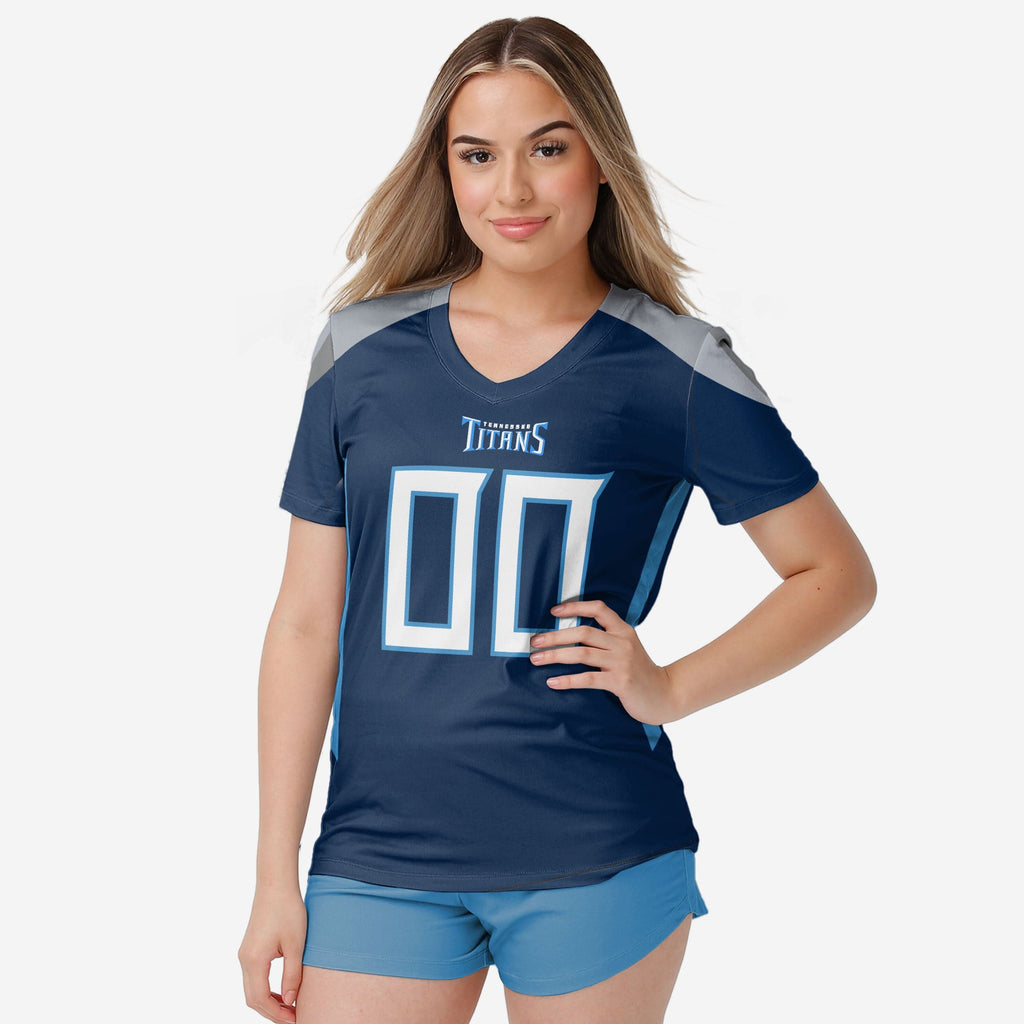 Tennessee Titans Womens Gameday Ready Lounge Shirt FOCO S - FOCO.com