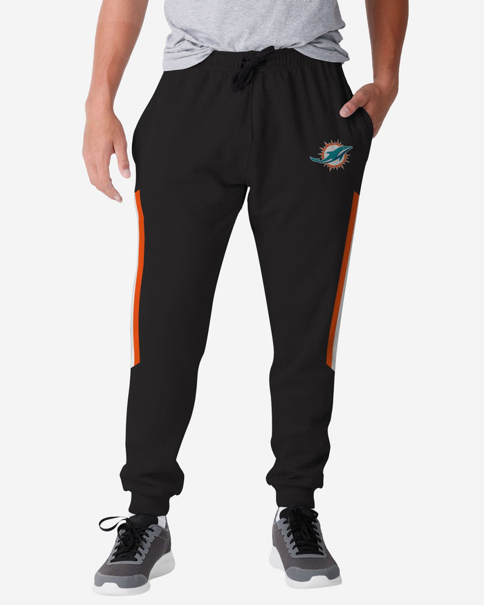 Miami Dolphins Team Stripe Joggers FOCO S - FOCO.com