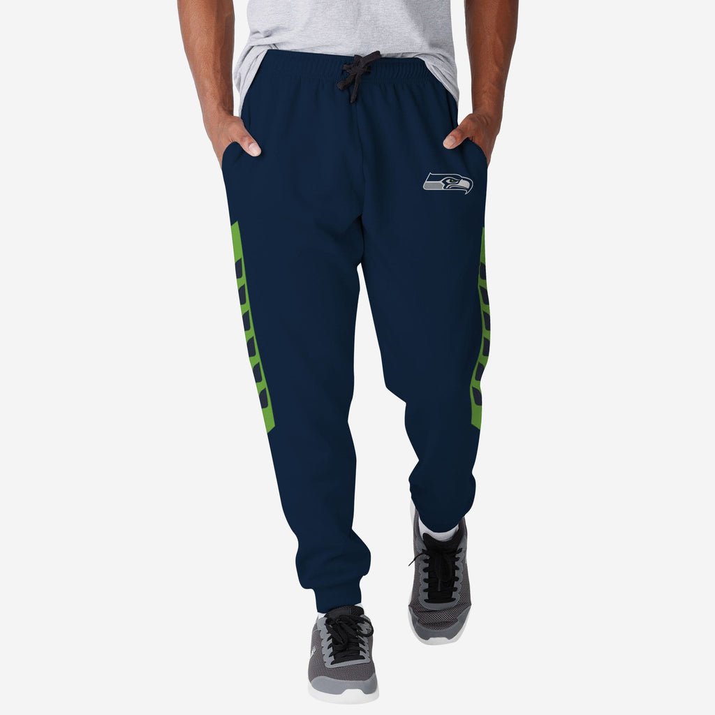 Seattle Seahawks Team Stripe Joggers FOCO S - FOCO.com