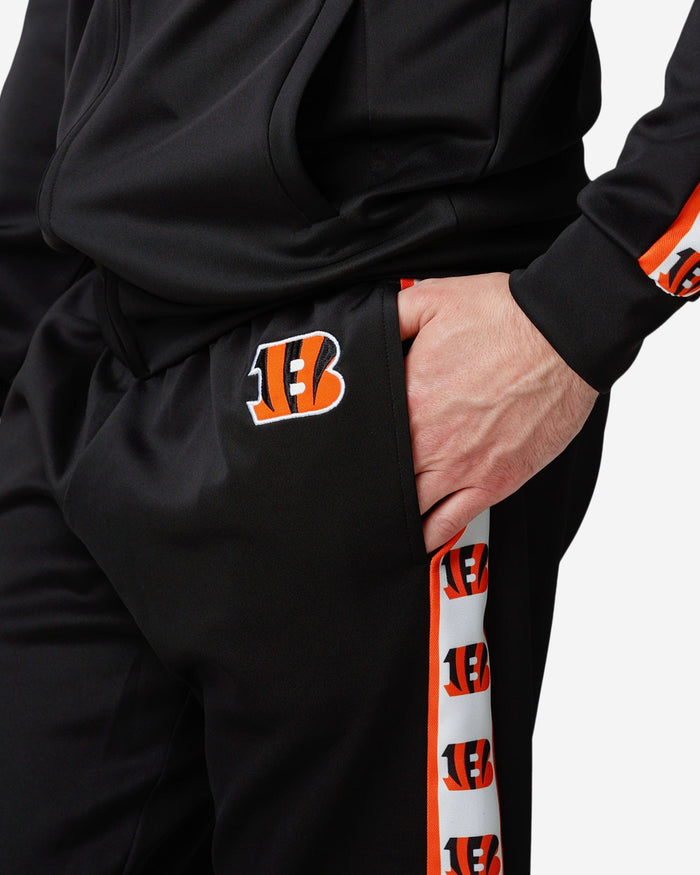 Cincinnati Bengals Stripe Logo Track Pants FOCO - FOCO.com