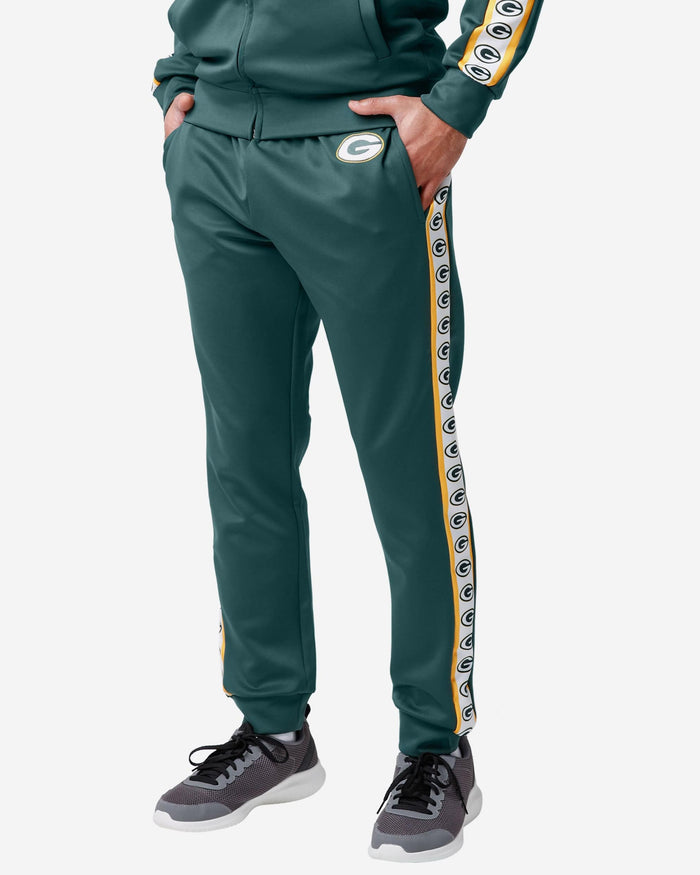 Green Bay Packers Stripe Logo Track Pants FOCO S - FOCO.com