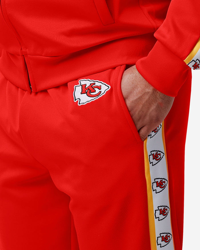 Kansas City Chiefs Stripe Logo Track Pants FOCO - FOCO.com