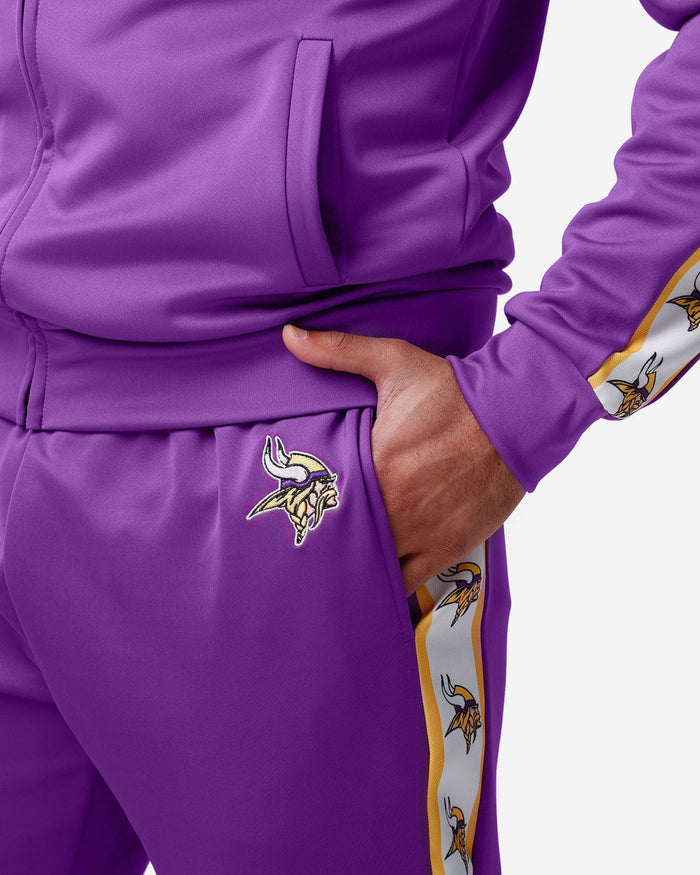 Minnesota Vikings Stripe Logo Track Pants FOCO - FOCO.com