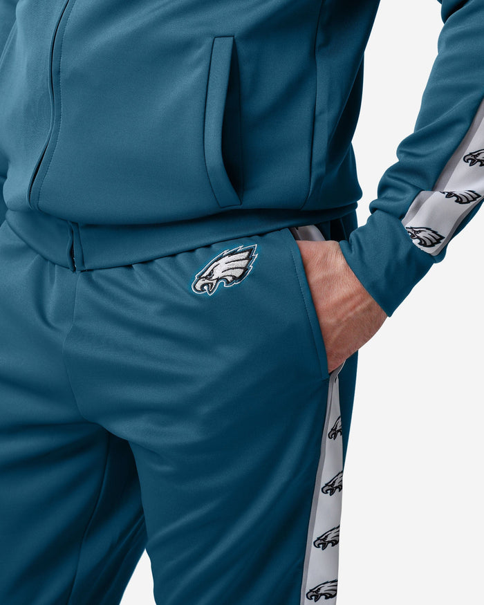 Philadelphia Eagles Stripe Logo Track Pants FOCO - FOCO.com