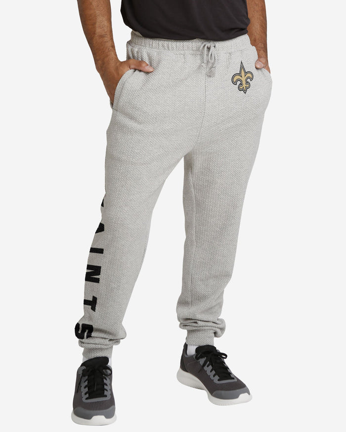 New Orleans Saints Gray Woven Joggers FOCO S - FOCO.com