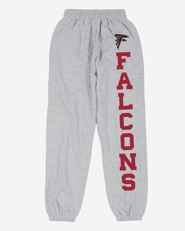 Atlanta Falcons Womens Big Wordmark Gray Sweatpants FOCO - FOCO.com