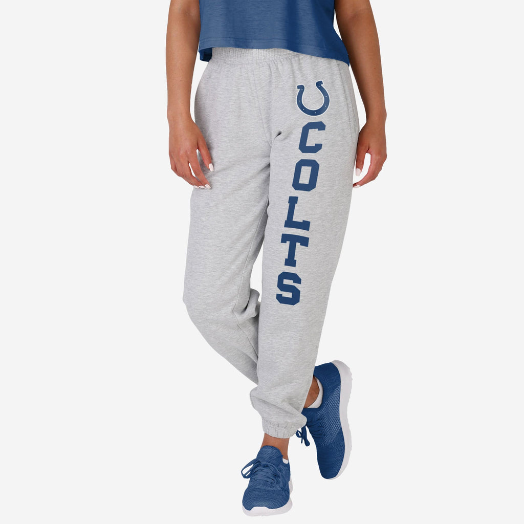 Indianapolis Colts Womens Big Wordmark Gray Sweatpants FOCO S - FOCO.com