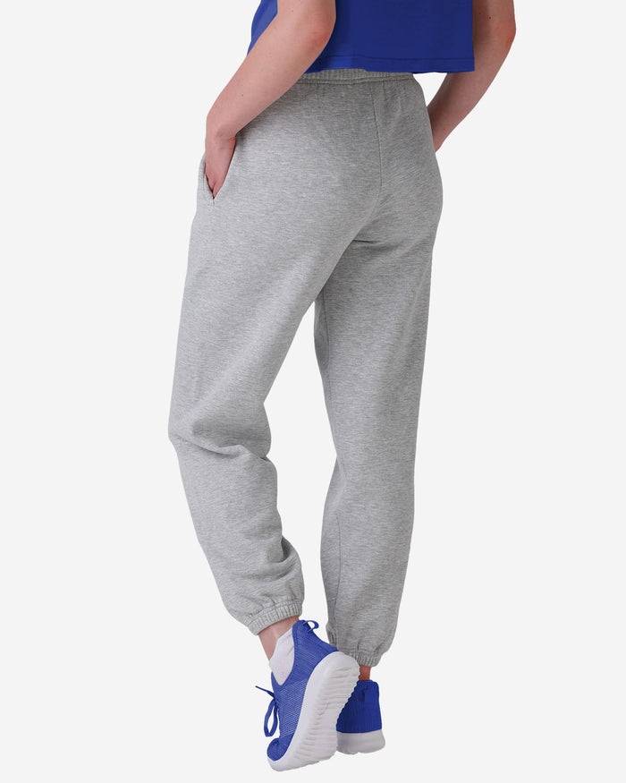 Los Angeles Rams Womens Big Wordmark Gray Sweatpants FOCO - FOCO.com