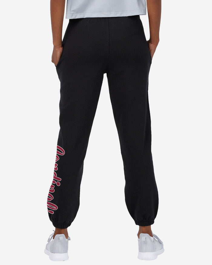 Arizona Cardinals Womens Script Wordmark Team Color Sweatpants FOCO - FOCO.com