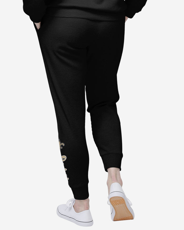 New Orleans Saints Womens Waffle Lounge Pants FOCO - FOCO.com