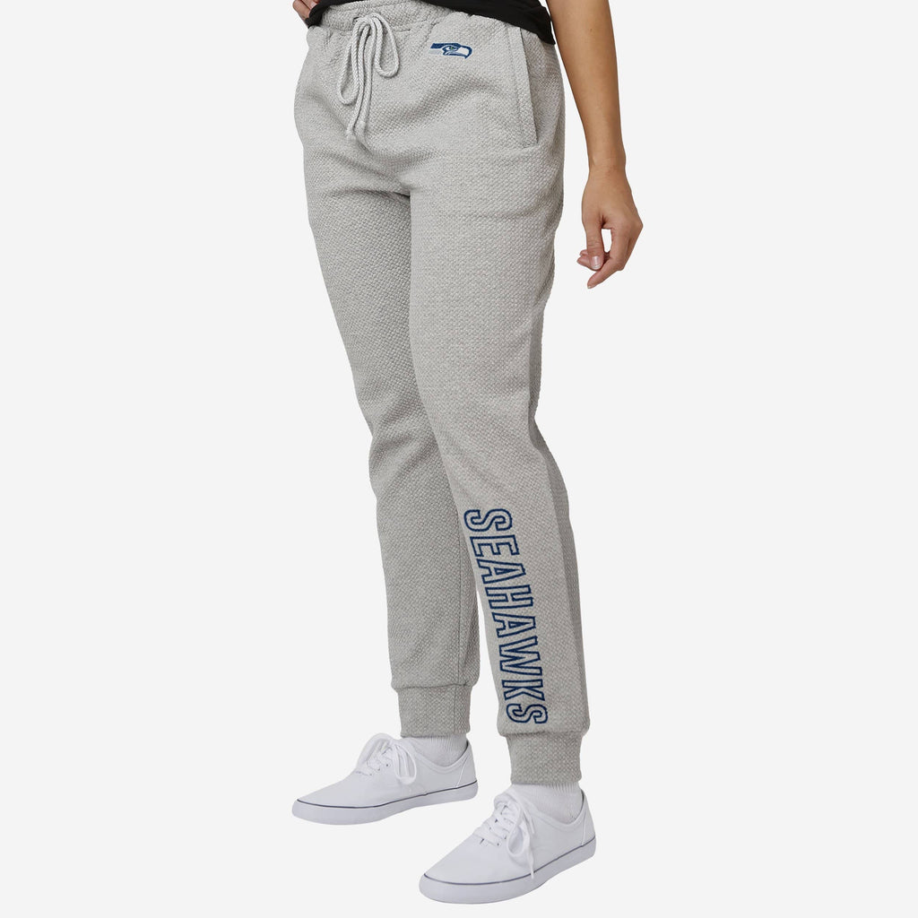 Seattle Seahawks Womens Gray Woven Joggers FOCO S - FOCO.com