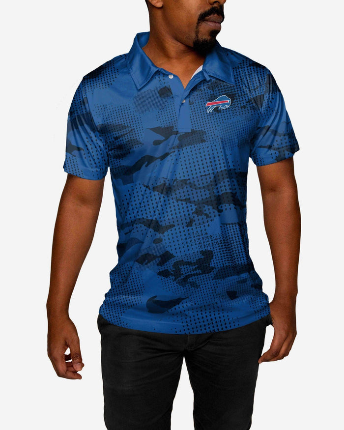 Buffalo Bills Printed Camo Polo FOCO - FOCO.com