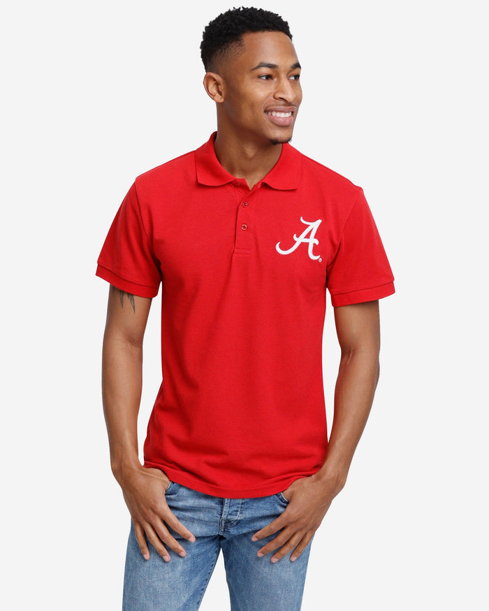 Alabama Crimson Tide Casual Color Polo FOCO S - FOCO.com