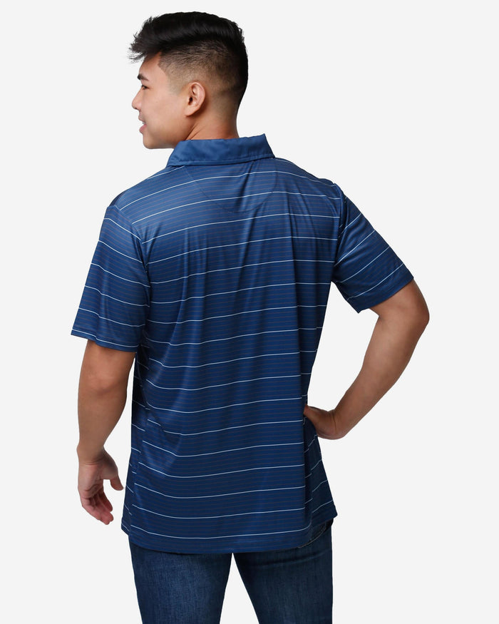 Auburn Tigers Striped Polyester Polo FOCO - FOCO.com