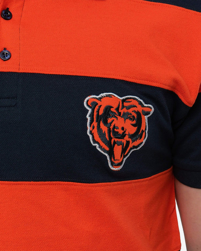Chicago Bears Rugby Stripe Polo FOCO - FOCO.com