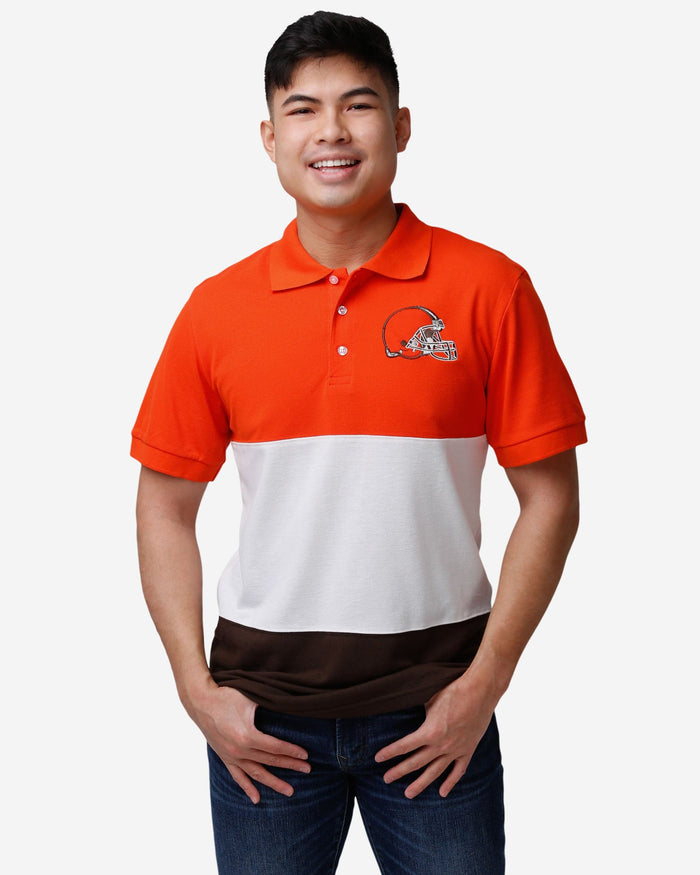 Cleveland Browns Rugby Scrum Polo FOCO S - FOCO.com