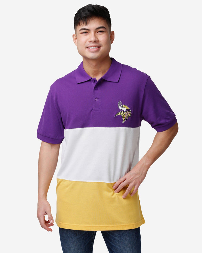 Minnesota Vikings Rugby Scrum Polo FOCO S - FOCO.com