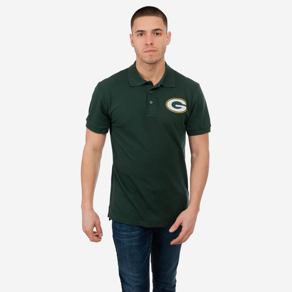 Green Bay Packers Casual Color Polo FOCO S - FOCO.com