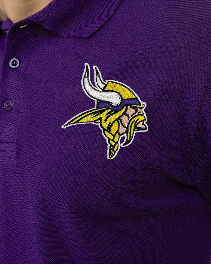 Minnesota Vikings Casual Color Polo FOCO - FOCO.com